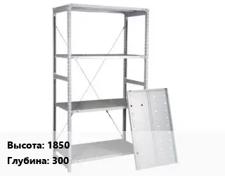 Стеллаж металлический 1850х300